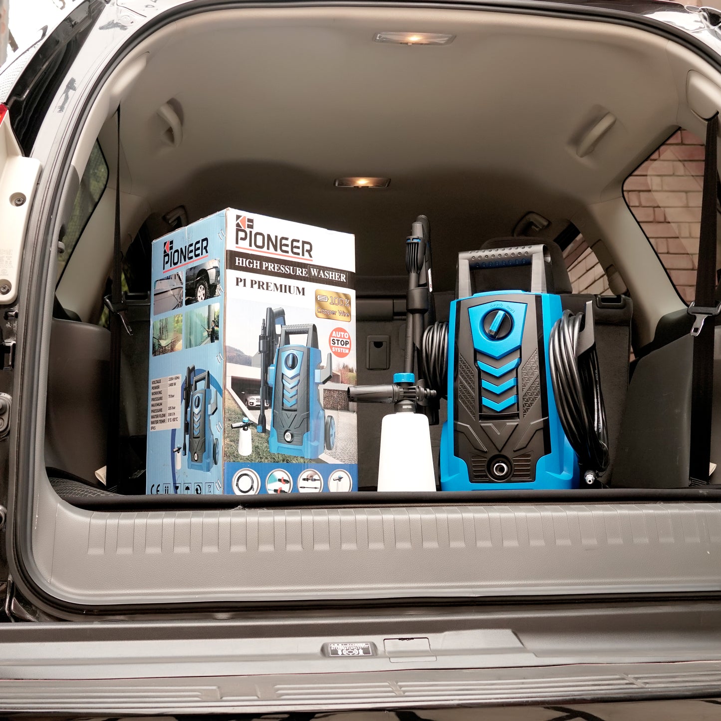 PIONEER P1 PREMIUM 105BAR HIGH PRESSURE WASHER