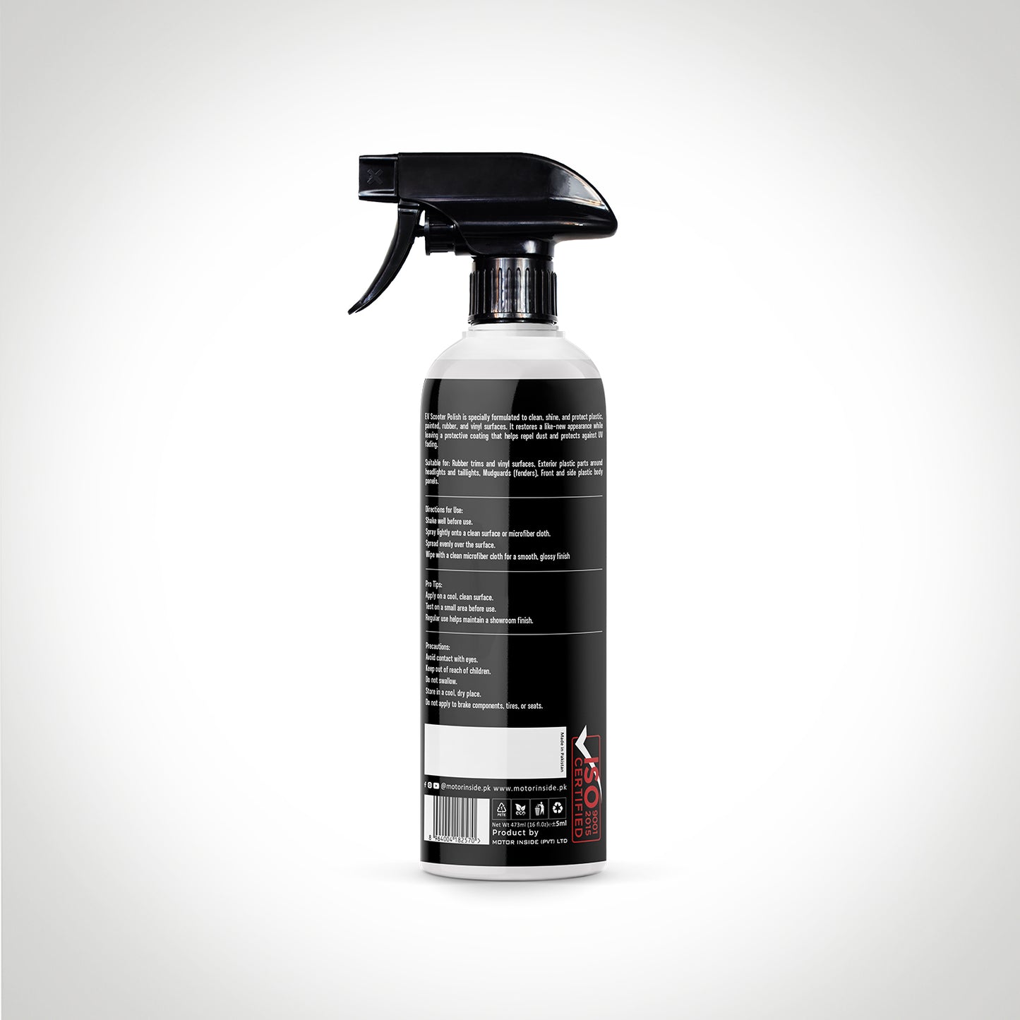 EV Scooter Polish 473ml | Shine & Protect Plastic and Vinyl Surfaces