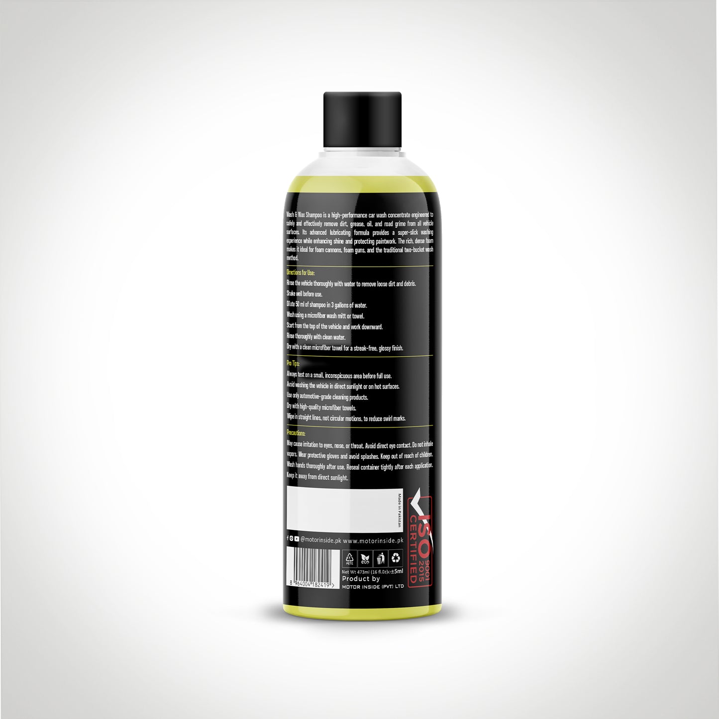 Wash & Wax Shampoo 473 ML