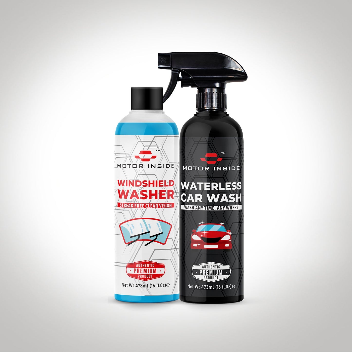 Windshield Washer & Waterless Car Wash Motor Inside