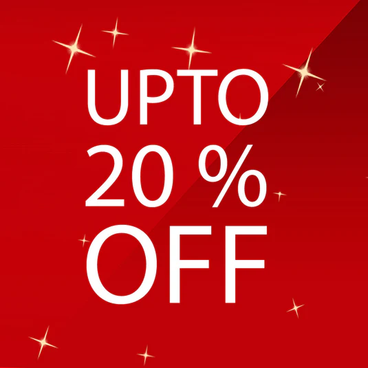 Upto 20% Off