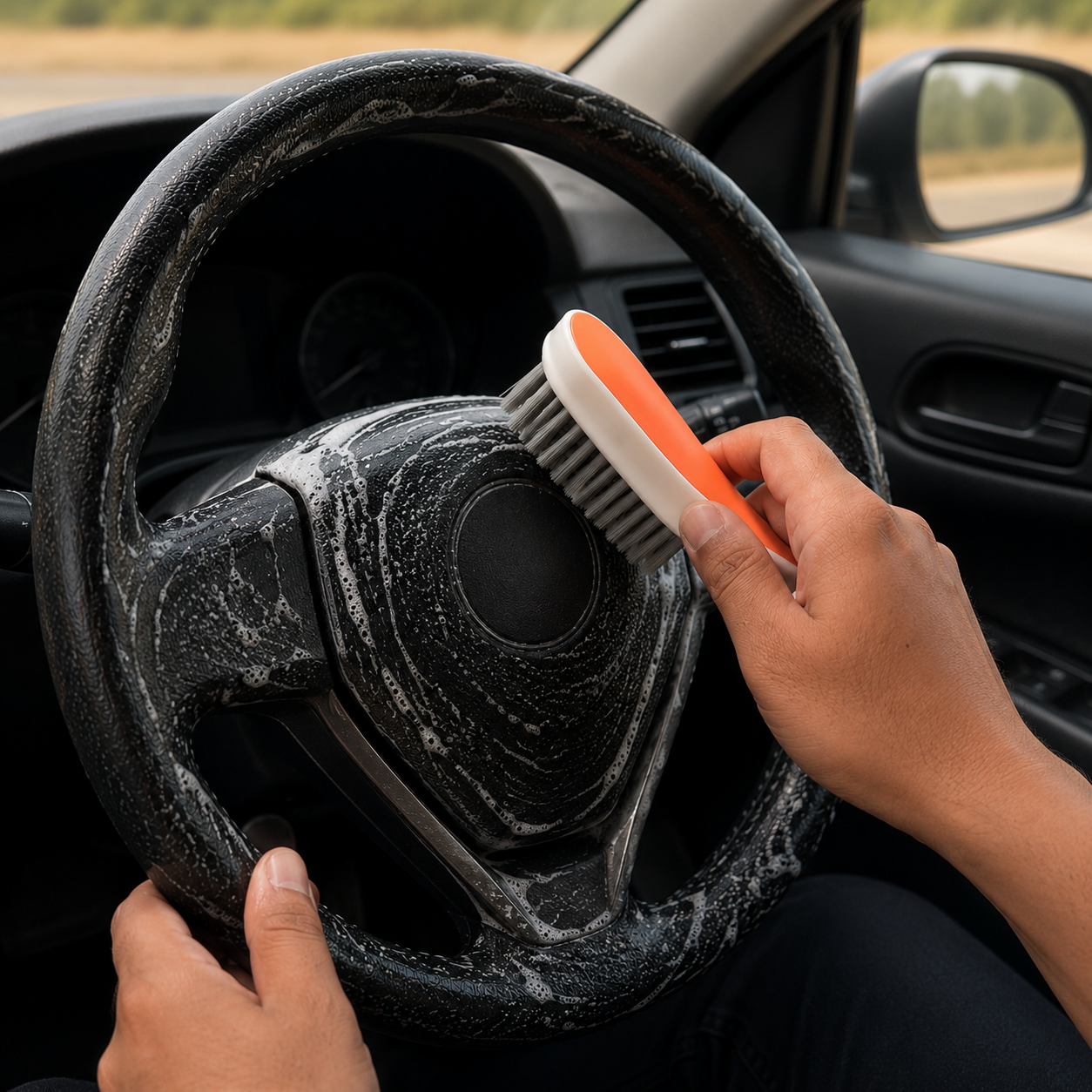 Car Detailing Brush | Soft Bristles for Deep Cleaning