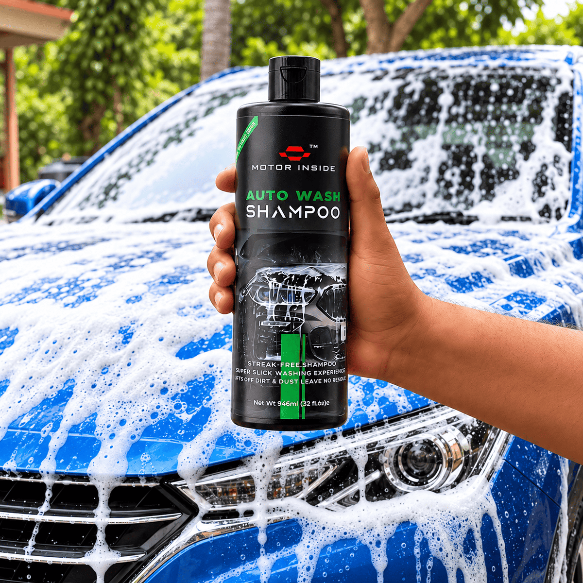 Motor Inside Auto Wash Shampoo 946ml