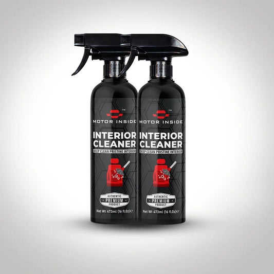 Two bottles of Interior Cleaner for car cabin and upholstery cleaning