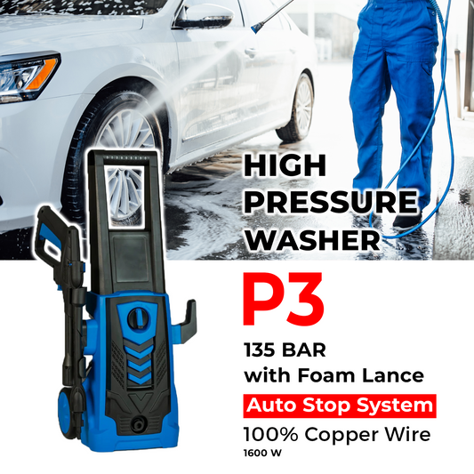 PIONEER P3 135BAR HIGH PRESSURE WASHER