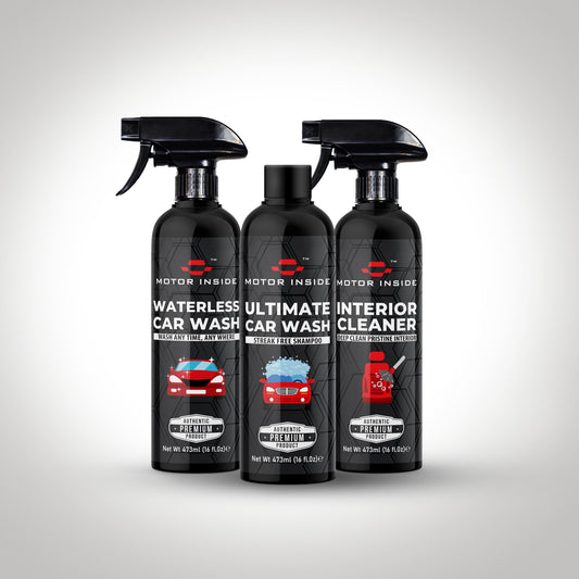 Interior Cleaner, Ultimate Car Wash, Waterless Car Wash Pack of 3