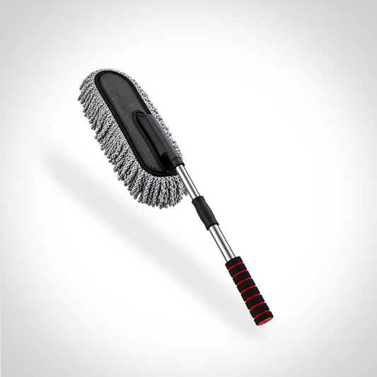 Motor Inside Extendable Microfiber Car Duster – Multi-Purpose Cleaning Tool with Flexible Handle