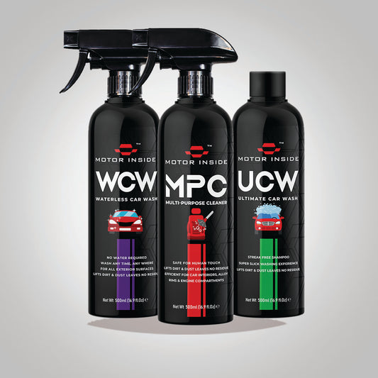 Multi Purpose Cleaner MPC, Ultimate Car Wash UCW, Waterless Car Wash WCW Pack of 3