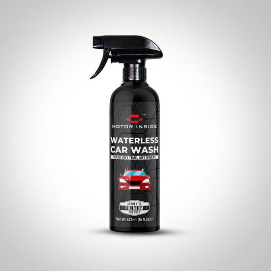 Bottle of Waterless Car Wash — ideal for quick, no-water cleaning and instant shine.