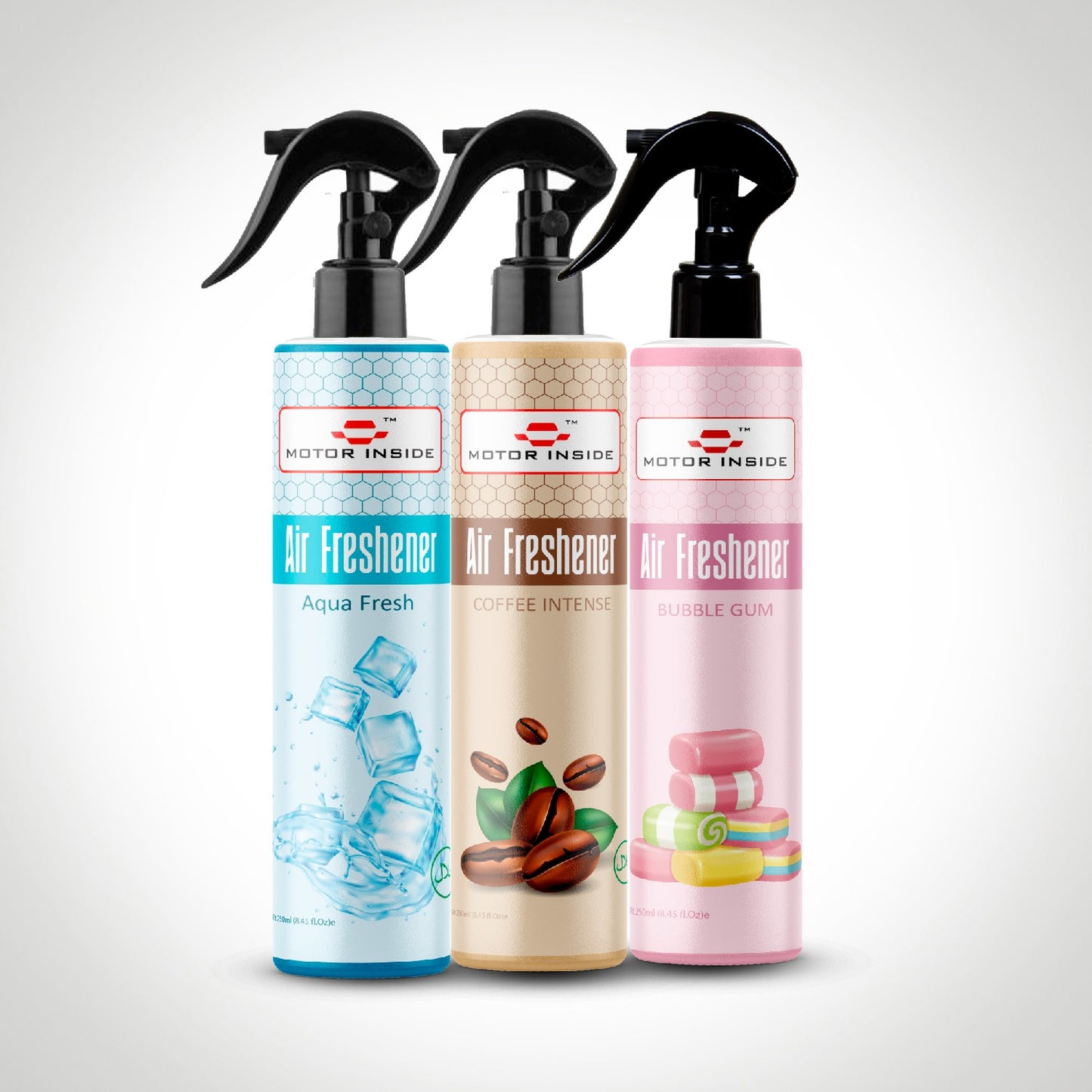 Aqua Fresh, Coffee Intense, Bubble Gum Air Freshner (Pack of 3)
