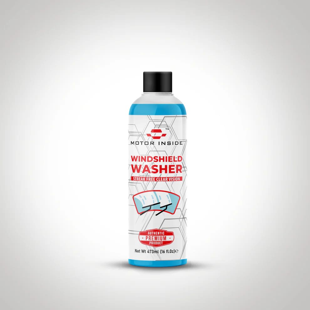 Bottle of windshield washer fluid 