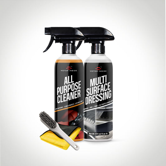 Interior Revival Kit (All Purpose Cleaner, Multi Surface Dressing, Microfiber Towel, Detailing Brush
