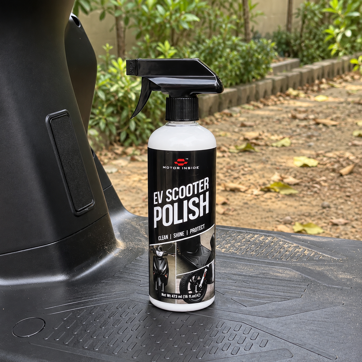 EV Scooter Polish 473ml & Wash & Wax Shampoo 473 ML