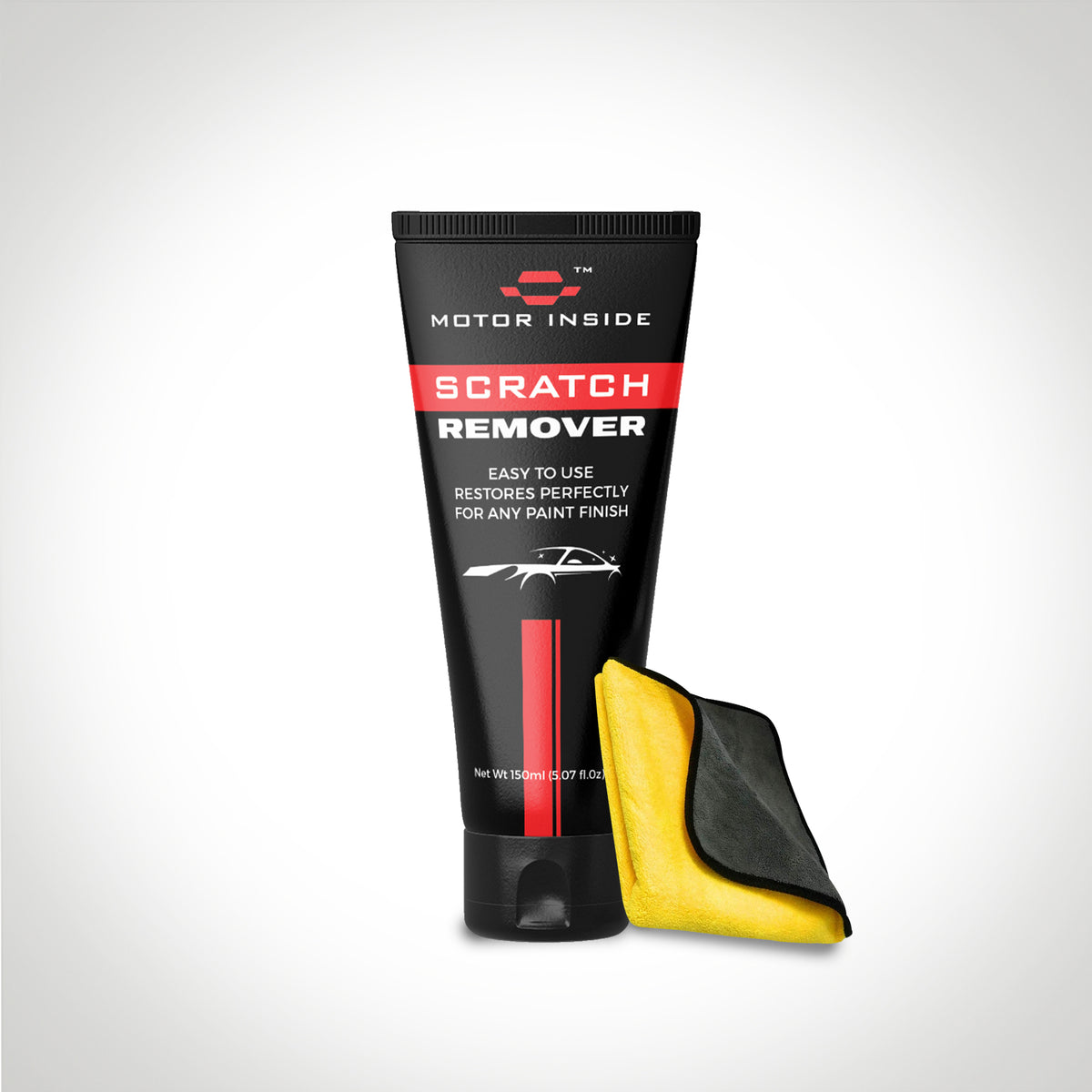 Motor Inside Scratch Remover 150ml With Microfiber Towel 600 GSM